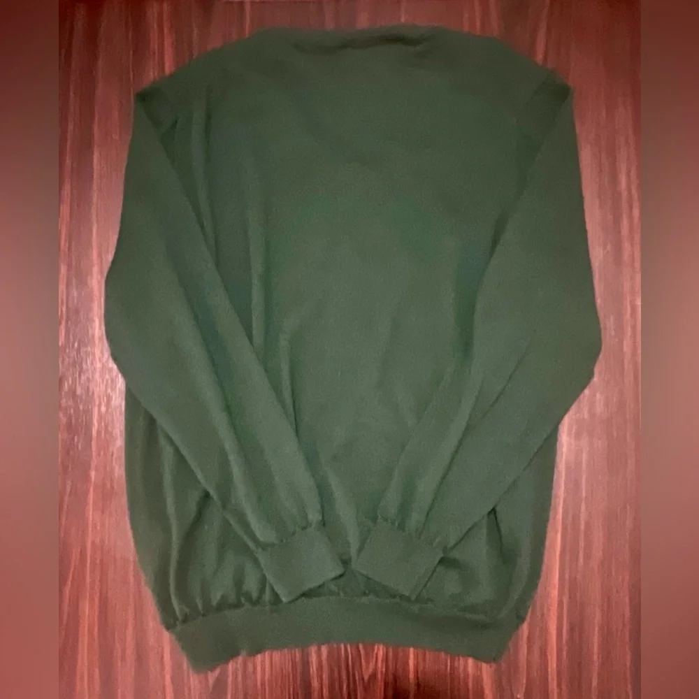POLO Ralph Lauren Men’s Forest Green Merino Wool V-Neck Sweater Size 2x